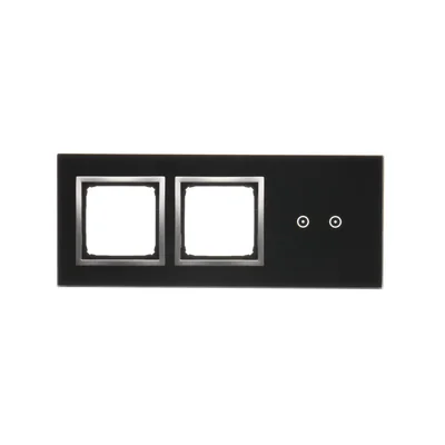 SIMON 54 TOUCH Dotykový panel 3 moduly 2 horizontální dotyková pole + 2 otvory pro příslušenství lunární láva