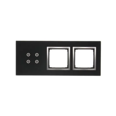 SIMON 54 TOUCH Dotykový panel 3 moduly 4 dotyková pole + 2 otvory pro příslušenství lunární láva