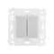 SIMON 54 TOUCH Interrupteur volet roulant double 230V 2x2A blanc