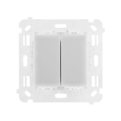 SIMON 54 TOUCH Interruttore per doppia tapparella 230V 2x2A bianco