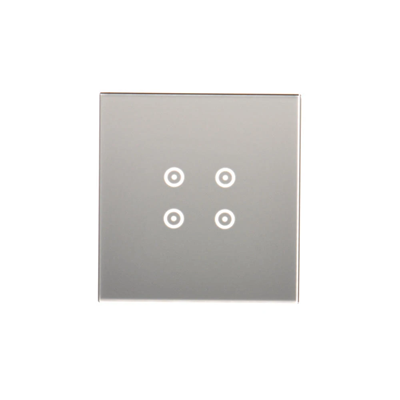 SIMON 54 TOUCH Panel dotykowy 1 moduł 4 pola dotykowe srebrna mgła