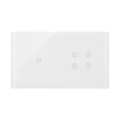 SIMON 54 TOUCH Panel dotykowy 2 moduły 1 pole dotykowe + 4 pola dotykowe biała perła