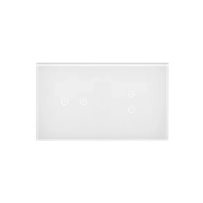 SIMON 54 TOUCH Panel dotykowy 2 moduły 2 pola dotykowe poziome + 2 pola dotykowe pionowe biała perła