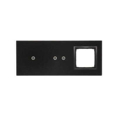 SIMON 54 TOUCH Panel dotykowy 3 moduły 1 pole dotykowe + 2 pola dotykowe poziome + 1 otwór na osprzęt zastygła lawa