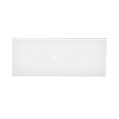 SIMON 54 TOUCH Panel dotykowy 3 moduły 1 pole dotykowe + 2 pola dotykowe poziome + 1 pole dotykowe biała perła
