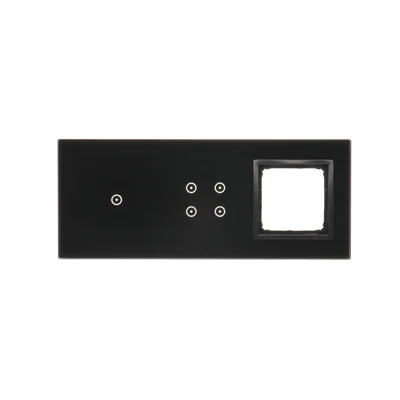 SIMON 54 TOUCH Panel dotykowy 3 moduły 1 pole dotykowe + 4 pola dotykowe + 1 otwór na osprzęt zastygła lawa