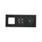 SIMON 54 TOUCH Panel dotykowy 3 moduły 1 pole dotykowe + 4 pola dotykowe + 1 otwór na osprzęt zastygła lawa