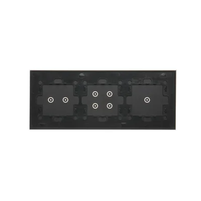 SIMON 54 TOUCH Panel dotykowy 3 moduły 1 pole dotykowe + 4 pola dotykowe + 2 pola dotykowe poziome zastygła lawa