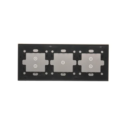 SIMON 54 TOUCH Panel dotykowy 3 moduły 2 pola dotykowe pionowe + 1 pole dotykowe + 2 pola dotykowe pionowe srebrna mgła