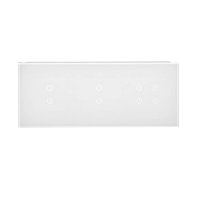 SIMON 54 TOUCH Panel dotykowy 3 moduły 2 pola dotykowe pionowe + 2 pola dotykowe pionowe + 4 pola dotykowe biała perła