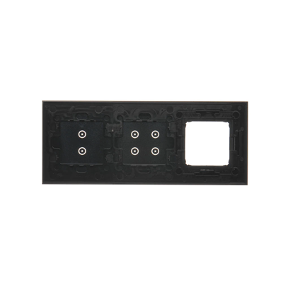 SIMON 54 TOUCH Panel dotykowy 3 moduły 2 pola dotykowe pionowe + 4 pola dotykowe + 1 otwór na osprzęt zastygła lawa