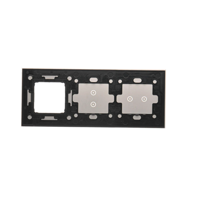 SIMON 54 TOUCH Panel dotykowy 3 moduły 2 pola dotykowe poziome + 2 pola dotykowe pionowe + 1 otwór na osprzęt burzowa chmura