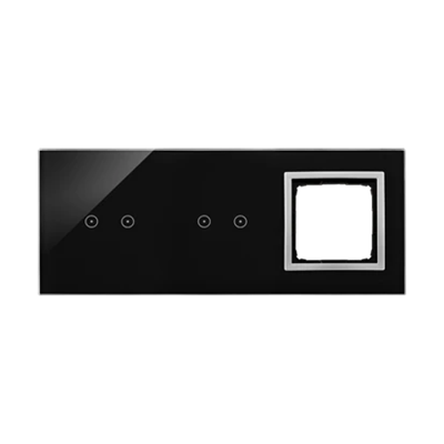 SIMON 54 TOUCH Panel dotykowy 3 moduły 2 pola dotykowe poziome + 2 pola dotykowe poziome + 1 otwór na osprzęt księżycowa lawa