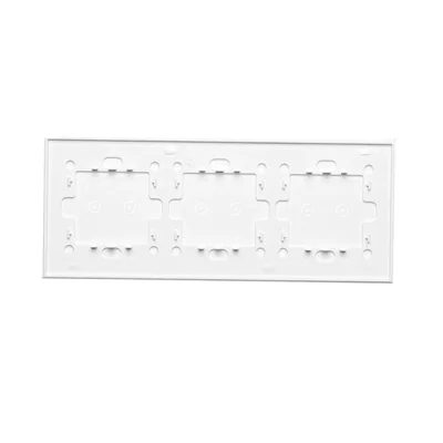 SIMON 54 TOUCH Panel dotykowy 3 moduły 2 pola dotykowe poziome + 2 pola dotykowe poziome + 2 pola dotykowe poziome biała perła
