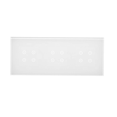 SIMON 54 TOUCH Panel dotykowy 3 moduły 4 pola dotykowe + 4 pola dotykowe + 4 pola dotykowe biała perła
