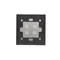 SIMON 54 TOUCH Panel táctil 1 módulo 4 campos táctiles plata niebla