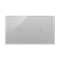 SIMON 54 TOUCH Panel táctil 2 módulos 1 campo táctil + 1 campo táctil plata niebla