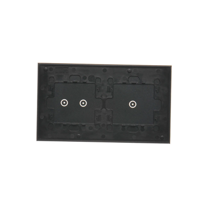 SIMON 54 TOUCH Panel táctil 2 módulos 1 campo táctil + 2 campos táctiles horizontales lava solidificada