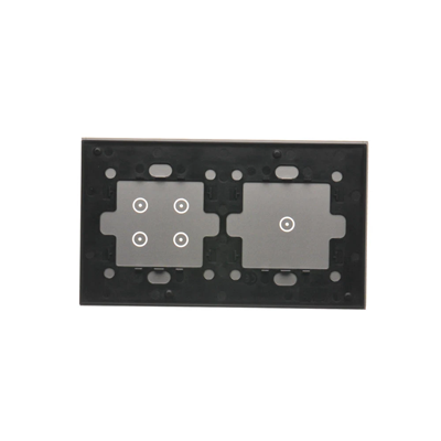 SIMON 54 TOUCH Panel táctil 2 módulos 1 campo táctil + 4 campos táctiles plata niebla