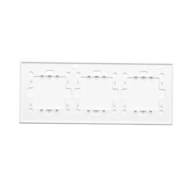 SIMON 54 TOUCH Panel táctil 3 módulos 1 campo táctil + 1 campo táctil + 2 campos táctiles verticales blanco perla