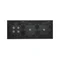 SIMON 54 TOUCH Panel táctil 3 módulos 1 campo táctil + 1 campo táctil + 4 campos táctiles lava solidificada