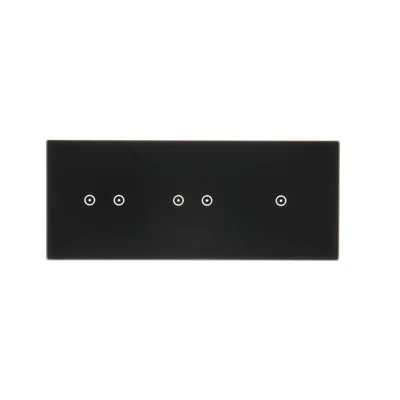 SIMON 54 TOUCH Panel táctil 3 módulos 1 campo táctil + 2 campos táctiles horizontales + 2 campos táctiles horizontales lava solidificada
