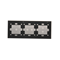 SIMON 54 TOUCH Panel táctil 3 módulos 1 pad táctil + 2 pads táctiles horizontales + 2 pads táctiles verticales plata niebla
