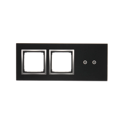 SIMON 54 TOUCH Panel táctil 3 módulos 2 campos táctiles horizontales + 2 agujeros para accesorios lava lunar