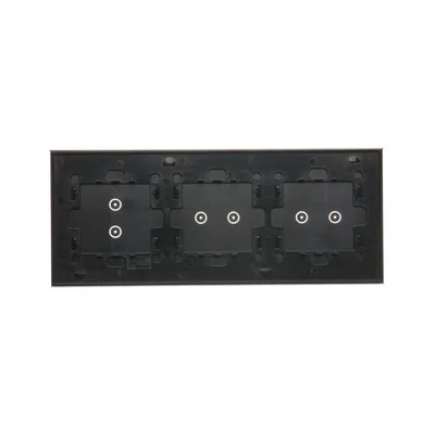 SIMON 54 TOUCH Panel táctil 3 módulos 2 campos táctiles horizontales + 2 campos táctiles horizontales + 2 campos táctiles verticales lava solidificada