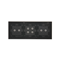 SIMON 54 TOUCH Panel táctil 3 módulos 2 campos táctiles horizontales + 4 campos táctiles + 2 campos táctiles horizontales lava solidificada