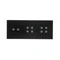 SIMON 54 TOUCH Panel táctil 3 módulos 2 campos táctiles horizontales + 4 campos táctiles + 4 campos táctiles lava solidificada