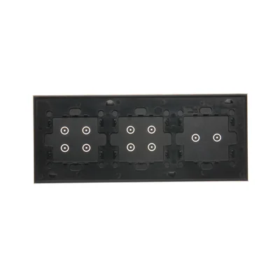 SIMON 54 TOUCH Panel táctil 3 módulos 2 campos táctiles horizontales + 4 campos táctiles + 4 campos táctiles lava solidificada