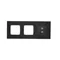 SIMON 54 TOUCH Panel táctil 3 módulos 2 campos táctiles verticales + 2 agujeros para accesorios lava lunar