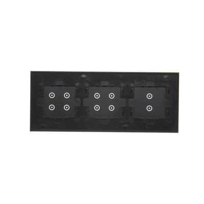 SIMON 54 TOUCH Panel táctil 3 módulos 2 campos táctiles verticales + 4 campos táctiles + 4 campos táctiles lava solidificada