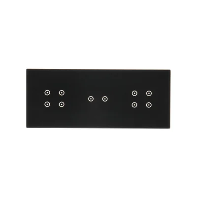 SIMON 54 TOUCH Panel táctil 3 módulos 4 campos táctiles + 2 campos táctiles horizontales + 4 campos táctiles lava solidificada