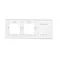 SIMON 54 TOUCH Panel táctil 3 módulos 4 campos táctiles + 2 orificios para accesorios blanco perla