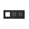 SIMON 54 TOUCH Panel táctil 3 módulos 4 campos táctiles + 4 campos táctiles + 1 hueco para accesorios lava lunar