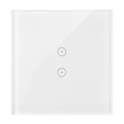 SIMON 54 TOUCH Pannello touch 1 modulo 2 campi touch verticali bianco perla
