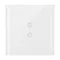 SIMON 54 TOUCH Pannello touch 1 modulo 2 campi touch verticali bianco perla