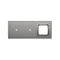 SIMON 54 TOUCH Pannello touch 3 moduli 1 campo touch + 1 campo touch + 1 foro per accessori silver fog