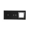 SIMON 54 TOUCH Pannello touch 3 moduli 1 campo touch + 2 campi touch orizzontali + 1 foro per accessori lunar lava