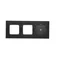 SIMON 54 TOUCH Pannello touch 3 moduli 1 campo touch + 2 fori per accessori lava solidificata