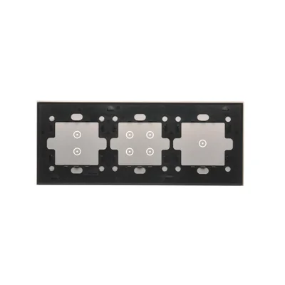 SIMON 54 TOUCH Pannello touch 3 moduli 1 campo touch + 4 campi touch + 2 campi touch verticali silver fog