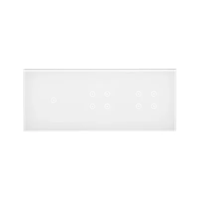 SIMON 54 TOUCH Pannello touch 3 moduli 1 campo touch + 4 campi touch + 4 campi touch bianco perla