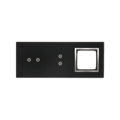 SIMON 54 TOUCH Pannello touch 3 moduli 2 campi touch orizzontali + 2 campi touch verticali + 1 foro per accessori lunar lava