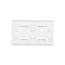 SIMON 54 TOUCH Pupitre tactile 2 modules 2 champs tactiles verticaux + 4 champs tactiles blanc perle