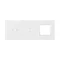 SIMON 54 TOUCH Сенсорна панель 3 модулі 2 горизонтальні тачпади + 2 вертикальні тачпади + 1 отвір для аксесуарів white pearl