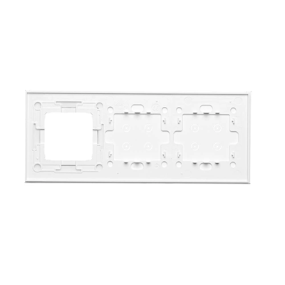 SIMON 54 TOUCH Сенсорна панель 3 модулі 4 тачпади + 4 тачпади + 1 отвір для аксесуарів white pearl