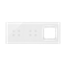 SIMON 54 TOUCH Сенсорна панель 3 модулі 4 тачпади + 4 тачпади + 1 отвір для аксесуарів white pearl