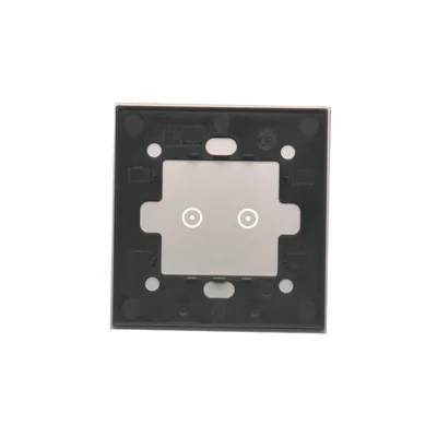 SIMON 54 TOUCH Touch panel 1 module 2 touch fields horizontal silver fog